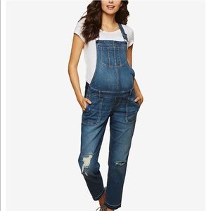 Motherhood Maternity Denim Overalls